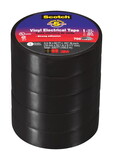 3M 24413-BA-6 Scotch 3/4 in. W X 66 ft. L Black Vinyl Electrical Tape