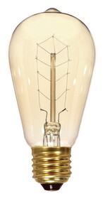 Satco S2414 40 W ST19 Specialty Incandescent Bulb E26 (Medium) Soft White 1 pk