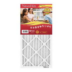 NaturalAire 85256.01122 12 in. W X 24 in. H X 1 in. D Synthetic 10 MERV Pleated Microparticle Air Filter 1 pk