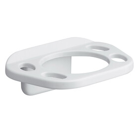 Oakbrook 297-100607OBOakBrook White Die Cast Zinc Toothbrush Holder