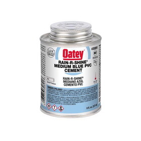 OATEY 30891 Rain-R-Shine Blue Cement For PVC 8 oz