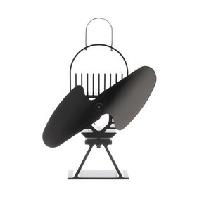 Ecofan 8204CAXBX Air Deco II Aluminum Heat Powered Wood Stove Fan