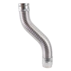 Selkirk 4EFC-3S 4 in. D X 42 in. L Aluminum/Galvanized Steel Gas Vent Connector