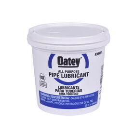 OATEY 30600 NSF Approved Pipe Lubricant 1 pt Bucket