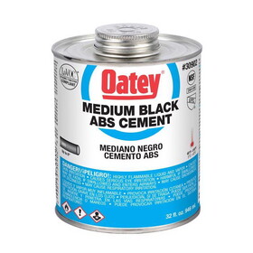 OATEY 30902 Black Cement For ABS 32 oz