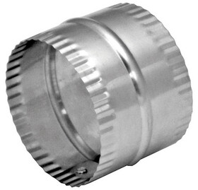 Deflecto DAC3C Jordan 3 in. L X 3 in. D Silver/White Aluminum Duct Connector