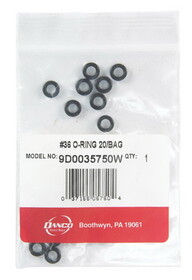 Danco 35750W 5/16 in. D X 3/16 in. D #36 Rubber O-Ring 20 pk