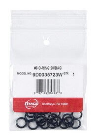 Danco 35723W 7/16 in. D X 5/16 in. D Rubber O-Ring 20 pk