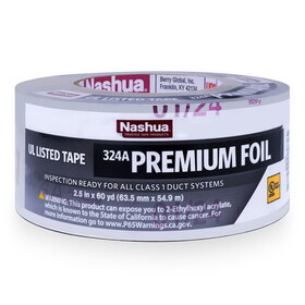 Nashua 1542698 Premium 2.5 in. W X 60 yd L Silver Foil Tape