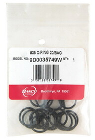 Danco 35749W 11/16 in. D X 9/16 in. D #35 Rubber O-Ring 20 pk