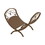 Panacea 15915 Colonial Brown Powder Coated Metal Log Rack