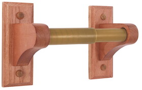 LDR 165 9830 Oak Oak/White Toilet Paper Holder