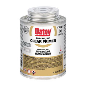 OATEY 30751 Clear Primer For CPVC/PVC 8 oz