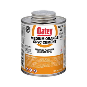 OATEY 31130 Orange Cement For CPVC 16 oz