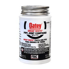OATEY 31230 Great White White Pipe Joint Compound 4 oz