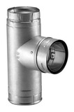 DuraVent 4PVL-TR 4 in. D Galvanized/Stainless Steel Twist Lock Clean-Out Tee Cap