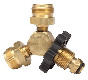 Mr. Heater F271715 2 in. D Brass/Plastic Excess Flow Soft Nose P.O.L Propane Y Male Adapter