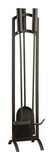 Panacea 15891 Black Matte Steel Fireplace Tool Set
