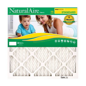 NaturalAire 84858.01122 12 in. W X 20 in. H X 1 in. D Synthetic 8 MERV Pleated Air Filter 1 pk