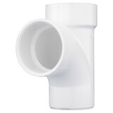 Charlotte Pipe PVC 004030600 Schedule 40 1-1/2 in. Hub X 1-1/2 in. D Hub PVC Sanitary Street Tee 1 pk
