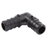SharkBite UP248A5 1/2 in. Barb X 1/2 in. D Barb Plastic 90 Degree Elbow