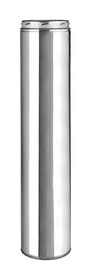Selkirk 206148 Sure-Temp 6 in. D X 48 in. L Stainless Steel Chimney Pipe