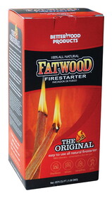 Better Wood Products 09983 Fatwood Pine Resin Stick Fire Starter 15 min 1.5 lb