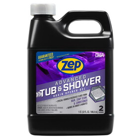 Zep U49210 Advanced Tub & Shower Gel Drain Opener 1 qt