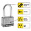 MASTER LOCK 1SSTRILFHCMaster Lock 1-3/4 in. W Laminated Steel 4-Pin Cylinder Marine Padlock