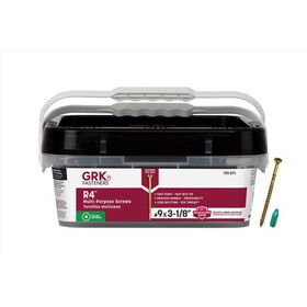 Grk Fasteners 121050GRK Fasteners R4 No. 9 X 3-1/8 in. L Star Coated W-Cut Multi-Purpose Screws 720 pk