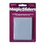 Magic Sliders 04110 Gray Nylon/Plastic Sliding Discs 4 pk