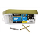 Hillman 48311V4HILLMAN Power Pro No. 10 X 3 in. L Star Coated Coarse Exterior Wood Screw 800 pk