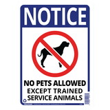 Hillman 843463HILLMAN English White Notice Sign 14 in. H X 10 in. W