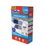 Hefty HFTPDQ70484633 Shrink-Pak Clear Jumbo Vacuum Cube Storage Bags
