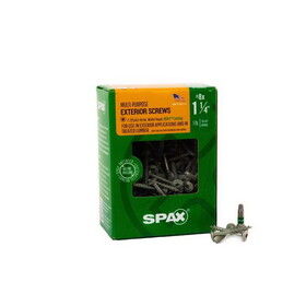 Spax 4281670400324 Multi-Material No. 8 in. X 1-1/4 in. L T-20+ Wafer Head Serrated Construction Screws