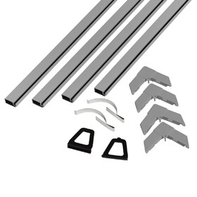 PHIFER WIRE 3021676Phifer Wire Mill Gray Aluminum 5/16 in. W X 48 in. L Screen Frame Kit 12 pk