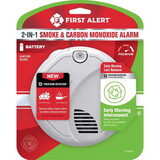 First Alert 1048446 Wireless Interconnect Battery-Powered Photoelectric Smoke and Carbon Monoxide Detector 1