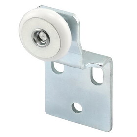 Prime-Line N 6517 3/4 in. D X 1/4 in. L Mill Plastic/Steel Door Roller Bracket 2 pk