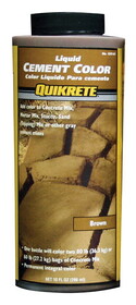 Quikrete 1317-01 Liquid Cement Color 10 oz Brown/Gray