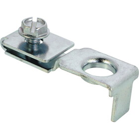 Prime-Line N 6640 0.38 in. D X 1.25 in. L Zinc-Plated Silver Steel Bracket 1 pk
