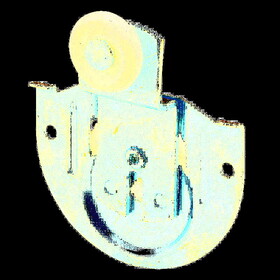 Prime-Line N 6649 7/8 in. D X 0.38 in. L Mill Nylon/Steel Roller Assembly 2 pk