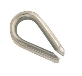 Campbell T7670669 Galvanized Zinc Wire Rope Thimble 5/8 in. L