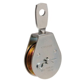 Campbell T7550304 3 in. D Zinc Plated Steel Swivel Eye Single Sheave Swivel Eye Pulley
