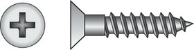 Hillman 40854 No. 12 X 1-1/2 in. L Phillips Zinc-Plated Coarse Wood Screws 50 pk