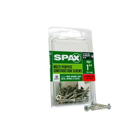 Spax 4101010350252 Multi-Material No. 6 Label X 1 in. L Unidrive Flat Head Serrated Construction Screws