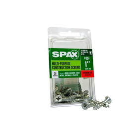 Spax 4101010500252 Multi-Material No. 10 Label X 1 in. L Unidrive Flat Head Serrated Construction Screws