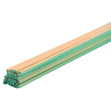 Midwest 4022 Products 1/16 in. X 1/16 in. W X 2 ft. L Basswood Strip #2/BTR Premium Grade
