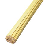 Midwest 4025 Products 1/16 in. X 3/16 in. W X 2 ft. L Basswood Strip #2/BTR Premium Grade