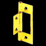 Prime-Line N 7273 3 in. L Satin Nickel Bi-fold Door Hinge 2 pk