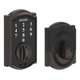 Schlage BE375VCAM716 Aged Bronze Steel Touchscreen Deadbolt